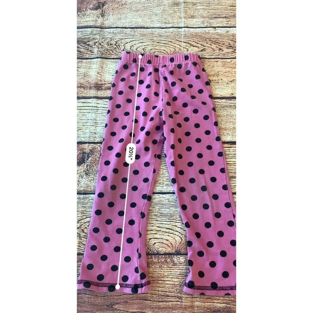 Gymboree’s Girls Leggings Lounge Pants Bundle Lot Polka Dot Stretch Sz 4